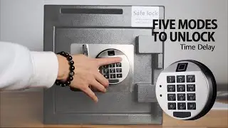 Safe Lock with time delay function-Five modes to unlock