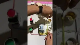 Control motor start and stop push button 