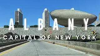 Downtown Albany, Capital of New York Drive - ASMR Driving