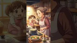 Grandma cooking For little Girl 🙂