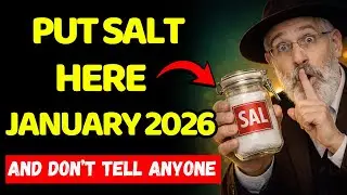 PUT SALT in 5 PLACES in Your HOME (January 2026) and OPEN THE DOOR to PROSPERITY | Jewish Wisdom