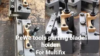 PeWetools parting blade Multifix holder - with teagutec blade is a great match for perfect parting