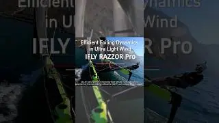 iFLY RAZZOR Pro - Ultra Light Wind Performance // learn hydrofoil sailing