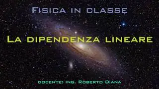 La dipendenza lineare