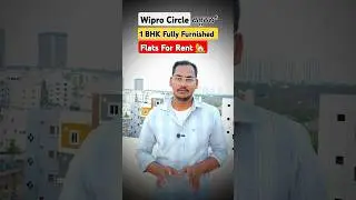 🏡 1 BHK Fully Furnished Flats for Rent Near Wipro Circle, Hyderabad! | #1BHKForRent #FlatsNearWipro