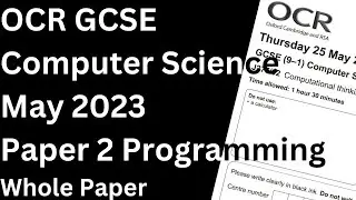 2023 The Paper 2 OCR DID NOT Want You To See