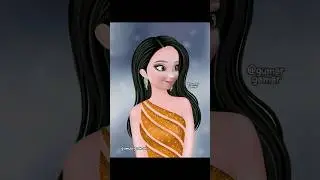 Anna frozen glow up in beautiful dress #annafrozen #glowup #transformation #disneyprincess #art