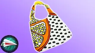 Aprende a coser una bolsa de tela doble faz | Bolso | Principiantes | Bolso grande doble faz
