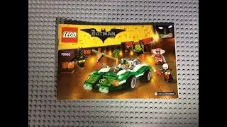 The LEGO Batman Movie The Riddler Riddle Racer Speed Build