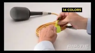 How To Use Rip-Tie Original Cable Wrap