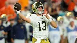CJ Carr Notre Dame Debut vs. Miami week 1 8/31/25 