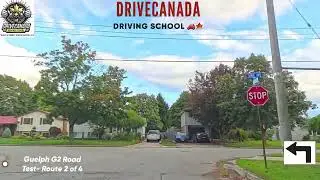 Guelph G2 Road Test Route 2 of 4 | Step by Step Instructions | Full G2 Route No.2 in 8 Minutes