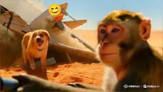 Monkey helping video 