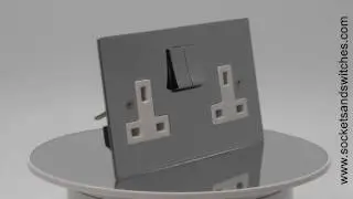 Seamless Square Polished Chrome Sockets and Switches