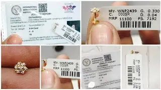 Diamond nose pin design 2026 / Real diamond nose pin #diamond #tanishq #diamondnosepin #viral