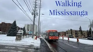 Walking Hurontario Street in Mississauga&rsquo;s Cooksville District 12/24/2024