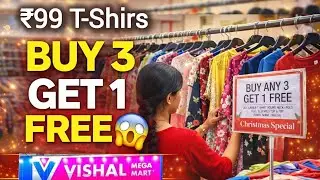 Vishal Mart Shopping 😱 | ₹99 T-Shirts Offer | Kukatpally Y Junction