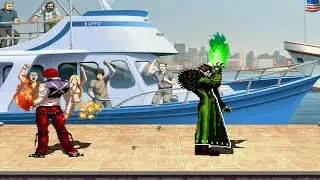 IORI KUSANAGI vs GARS [Super Ultra Fantastic Insane Epic Battle]