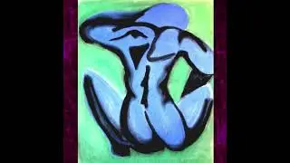 Blue Man in Greif by Mark P  Bromley artist author