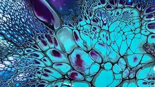 #258. Color hues with Golden Fluid Acrylics! /  bloom technique / spin art /  sheleeart