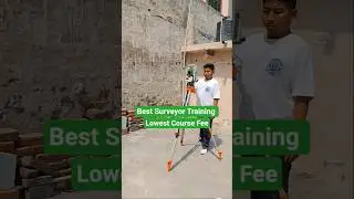✅Best Total Station Training | Survey Practical Training #shorts #landsurveying