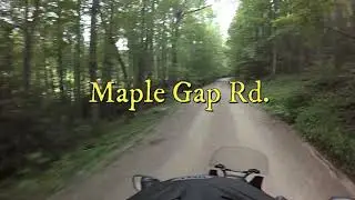 Dualsport ride from Duffield to Powell Valley, Va. across Cliff mtn. and Maple Gap