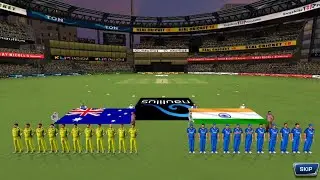 National anthem India and Australia in real cricket 18