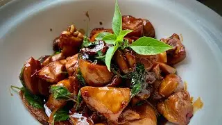 3 Cups Chicken and Mushroom | 三杯鸡和蘑菇