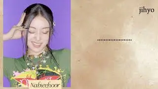 Twice four lyrics | color coded