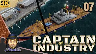 TO BRAVE THE HIGH SEAS!! - Captain of Industry - 07 - Beta Gameplay