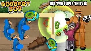 Robbery Bob #21 Use Two Super Thieves | PvZ 2 100 Max Level Vs Level 5 Vs Zombies