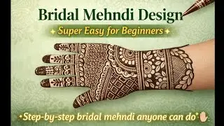 Bridal mehndi design | mehndi design | simple mehndi design 