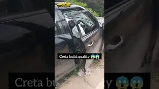 Hyundai Creta Build quality 😱😱 #shorts #viral #hyundaicreta #buildquality