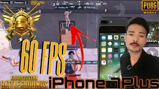 iPhoe 7 plus PUBG Mobile smooth 🔥 gameplay 2025-226 || iPhone 7 Plus BGMi lag test 128GB