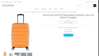Antler Juno DLX 20&Prime; Expandable Hardside Carry-On Spinner