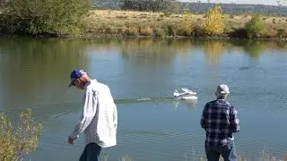 Vern Lake Float Fly...  Jeff Gibbons... Multiplex Fun Cub...  Sunday, October 17, 2021