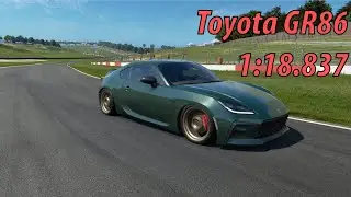 Toyota GR86 - Donington Park National 1:18.837 - Assetto Corsa EVO