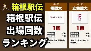 箱根駅伝 歴代出場校まとめ【完全版】｜大学別一覧