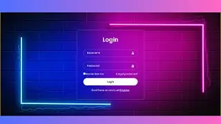 Login form (HTML,CSS)