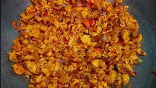 || Punjabi Style Dim er Bhurji || Masala Scramble Egg ||