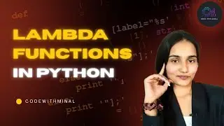 Day - 33 | Lambda Function in Python for Machine Learning, Data Science & Analytics