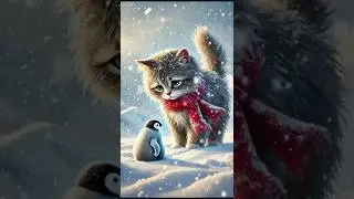 &ldquo;The Kitten Who Saved a Penguin&rdquo; #catkingdom #ai  #animation #cats #cat #catstory #catlover #shorts