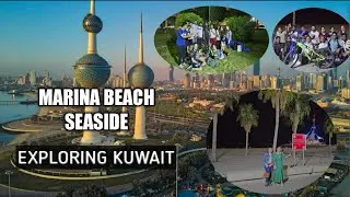 EXPLORING KUWAIT, FAMOUS MARINA BEACH SEASIDE #kuwait #marinabeach #ofw
