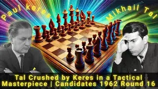 Tal Crushed by Keres in a Tactical Masterpiece | Candidates 1962 Round 16
