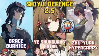 Shiyu Defence 2.5 | M2 Grace, M0 Ye Shunguang & M0 Zhu Yuan | Zenless Zone Zero 