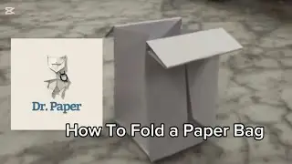How To Fold a Paper Bag #origami #paper #art #craft #bag