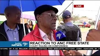 ANC FS Deputy Chair, Thabo Manyoni reacts to court's decision on conference
