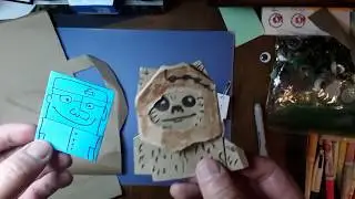 How to Fold EZ Origami Ewoks from a paper bag!