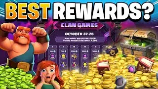 October 2025 Clan game rewards - | Best rewards to choose in clan games of Clash of Clans ! 