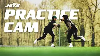 Behind The Scenes Look at Practice with Justin Fields, Garrett Wilson & The Jets